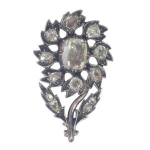 Baroque Beauty: A Blooming Flower Brooch from 1700
